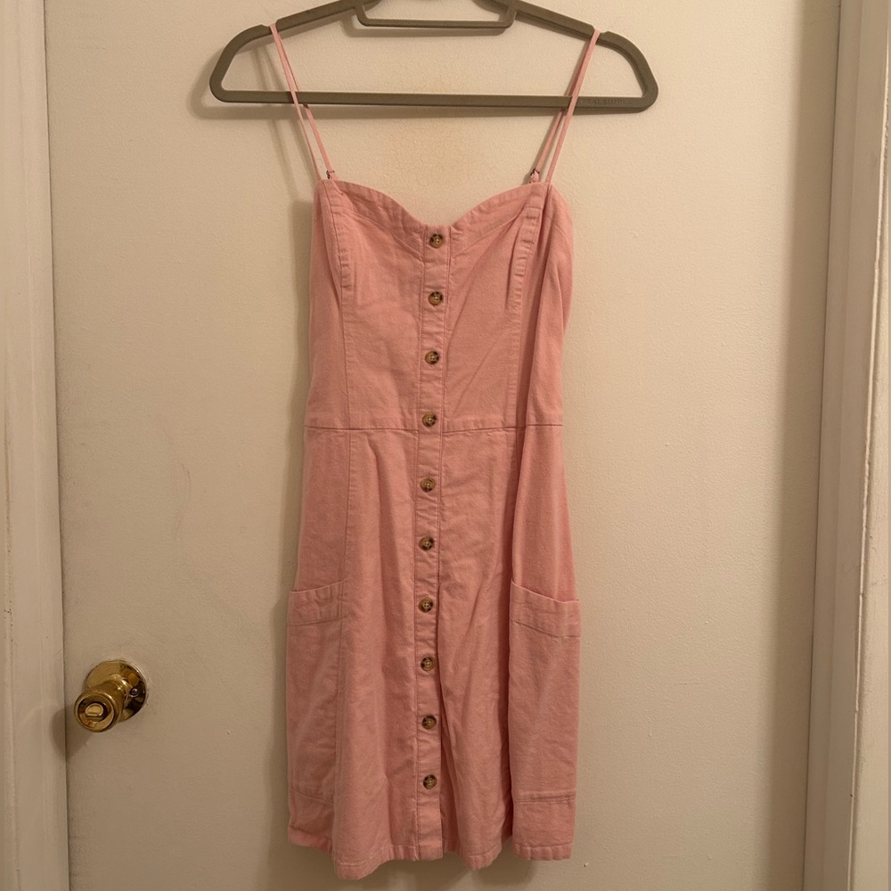 Nwot Abercrombie & Fitch Button Front Mini Dress - image 4
